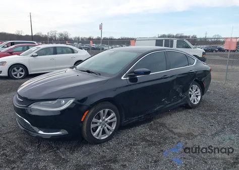 2016 Chrysler 200 Limited z USA, uszkodzony, nr VIN 1C3CCCAB3GN165614